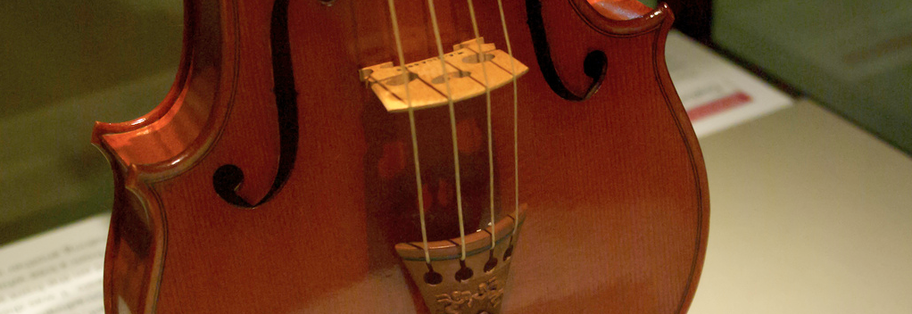 Violins evolved by Stradivarian design